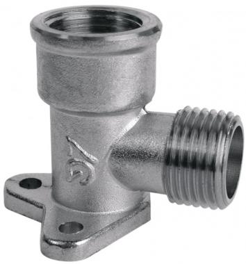 Уголок 1/2"x1/2" вн-нар с настенным креплением